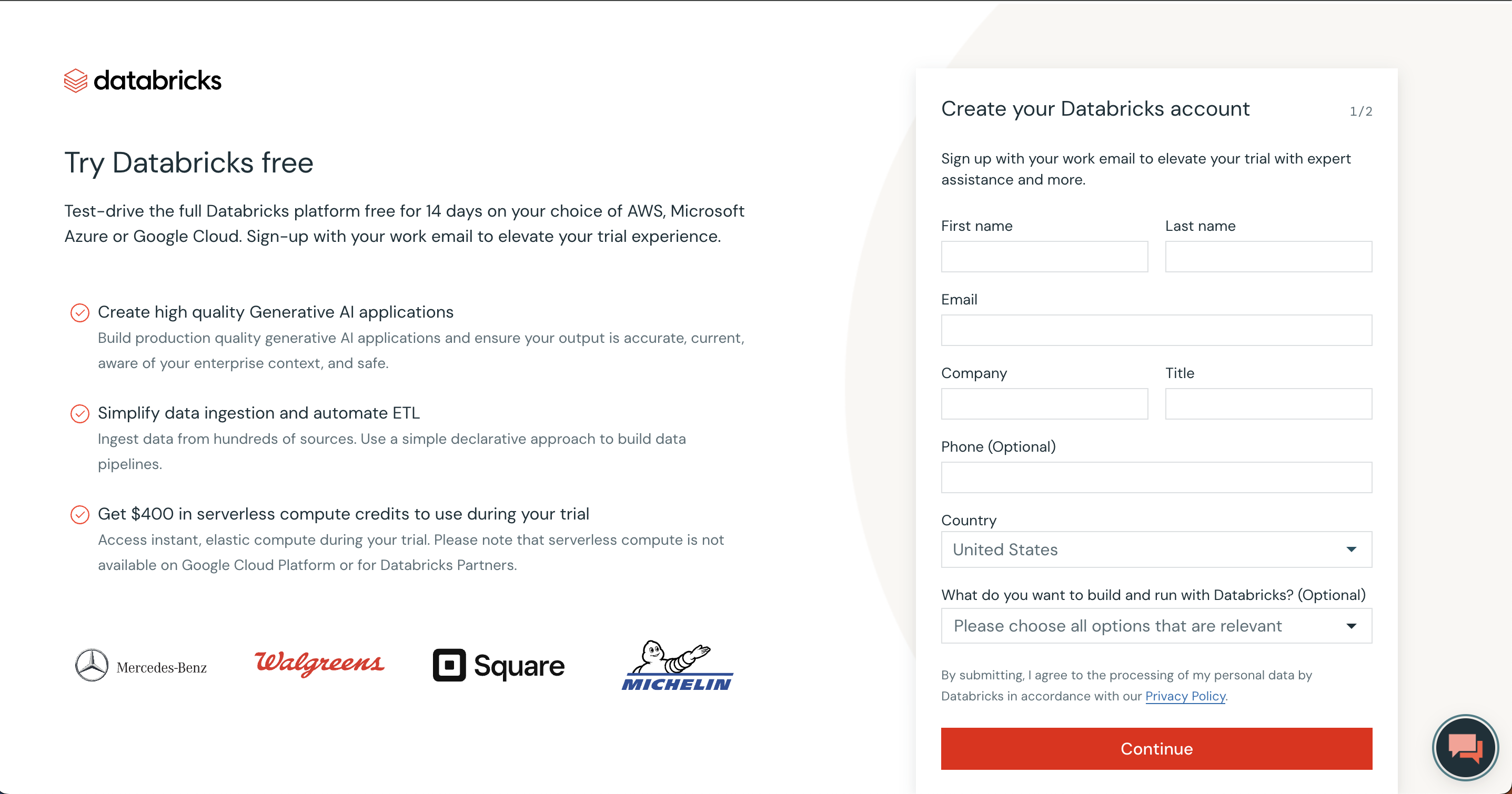 Sign up for Databricks Sign up for Databricks