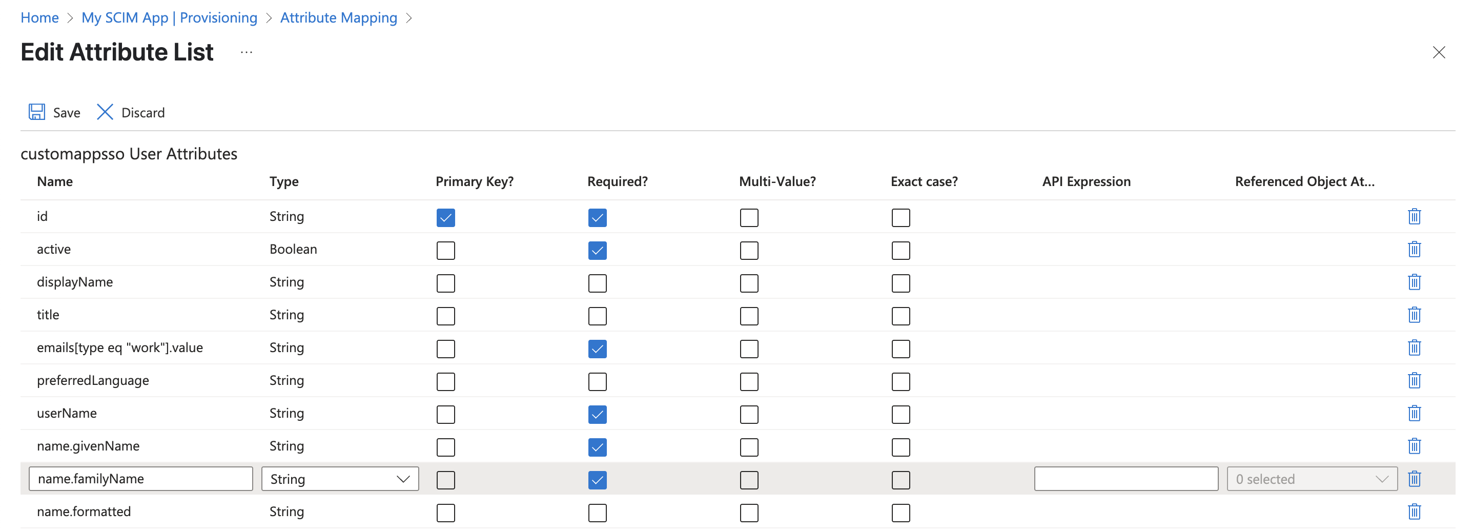 Mark the fields as required. Mark the fields as required.
